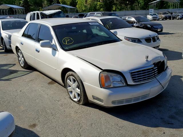 1G6KD54Y91U230109 - 2001 CADILLAC DEVILLE WHITE photo 1