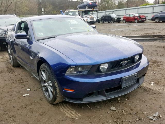 1ZVBP8CF2B5163853 - 2011 FORD MUSTANG GT BLUE photo 1