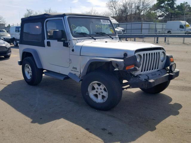 1J4FA44S35P302773 - 2005 JEEP WRANGLER / SILVER photo 1