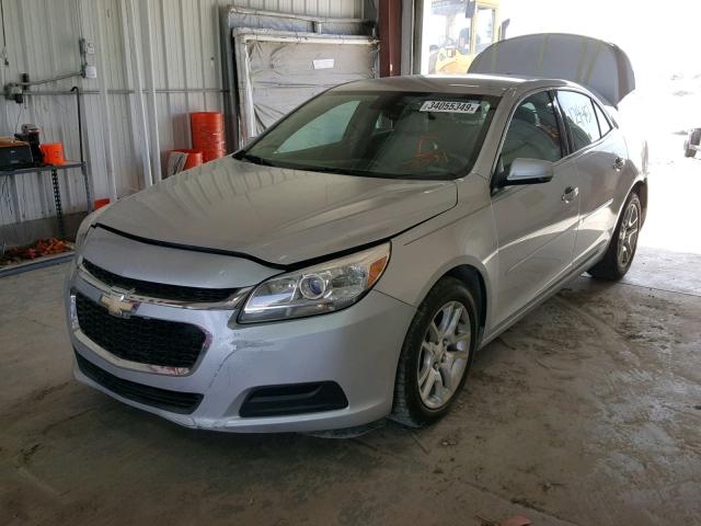 1G11C5SL2EF209334 - 2014 CHEVROLET MALIBU 1LT SILVER photo 2