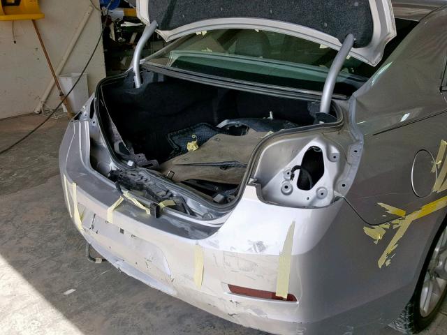 1G11C5SL2EF209334 - 2014 CHEVROLET MALIBU 1LT SILVER photo 9