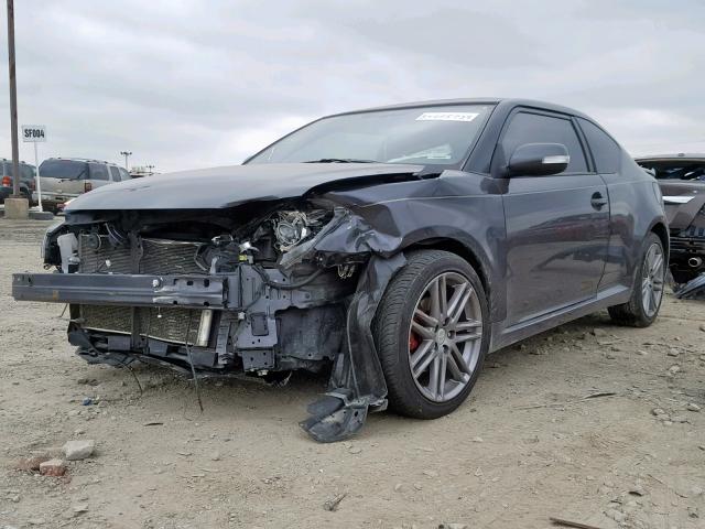 JTKJF5C77D3063361 - 2013 TOYOTA SCION TC ნაცრისფერი ფოტო 2