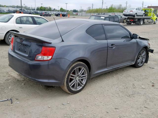 JTKJF5C77D3063361 - 2013 TOYOTA SCION TC ნაცრისფერი ფოტო 4