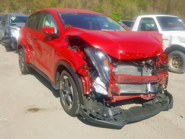 3CZRU6H53JG713223 - 2018 HONDA HR-V EX RED photo 1