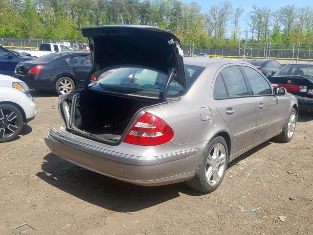 WDBUF56J56A970988 - 2006 MERCEDES-BENZ E 350 SILVER photo 4