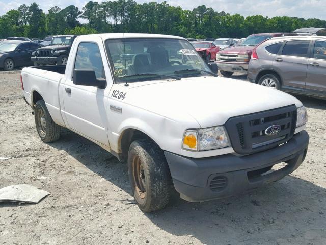 1FTYR10D19PA10171 - 2009 FORD RANGER WHITE photo 1