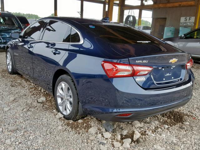 1G1ZD5ST1KF128014 - 2019 CHEVROLET MALIBU LT BLUE photo 3