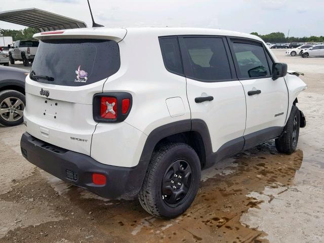 ZACCJBAB2JPH45334 - 2018 JEEP RENEGADE S 白色 照片 4