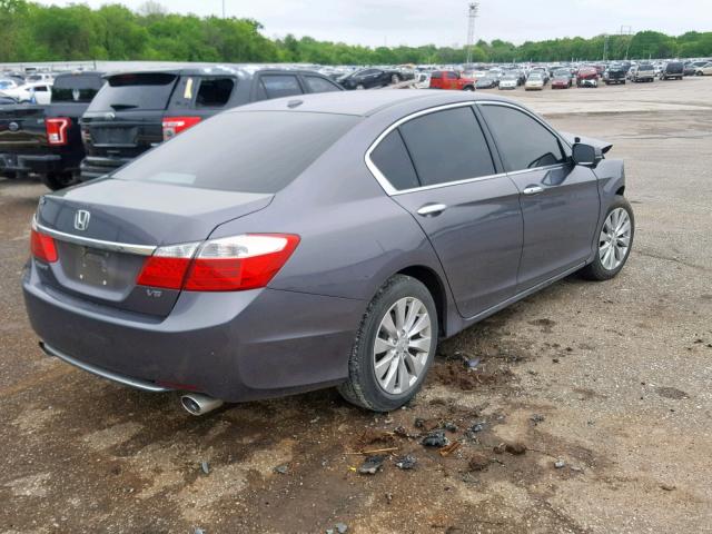 1HGCR3F81FA013426 - 2015 HONDA ACCORD EXL GRAY photo 4