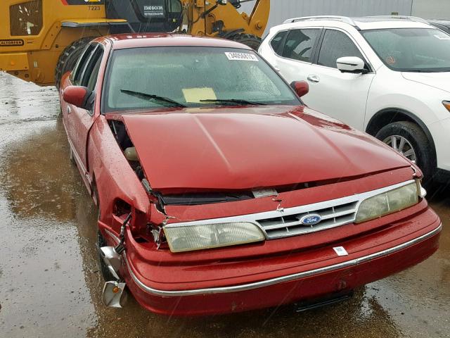 2FALP74W0VX154948 - 1997 FORD CROWN VICT MAROON photo 1