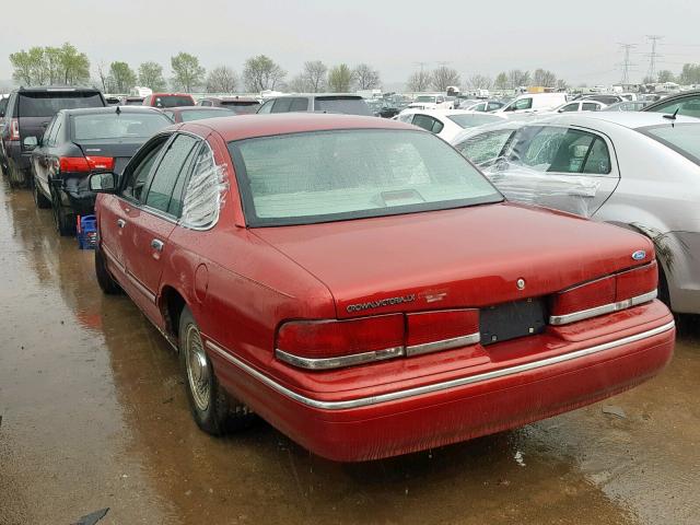 2FALP74W0VX154948 - 1997 FORD CROWN VICT MAROON photo 3