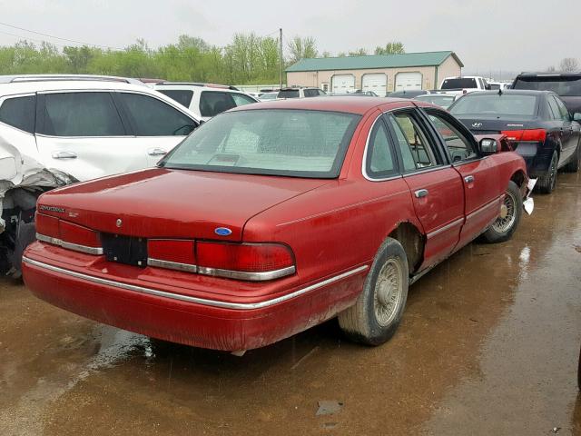 2FALP74W0VX154948 - 1997 FORD CROWN VICT MAROON photo 4