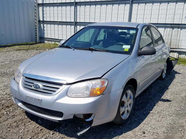 KNAFE121675411419 - 2007 KIA SPECTRA EX SILVER photo 2