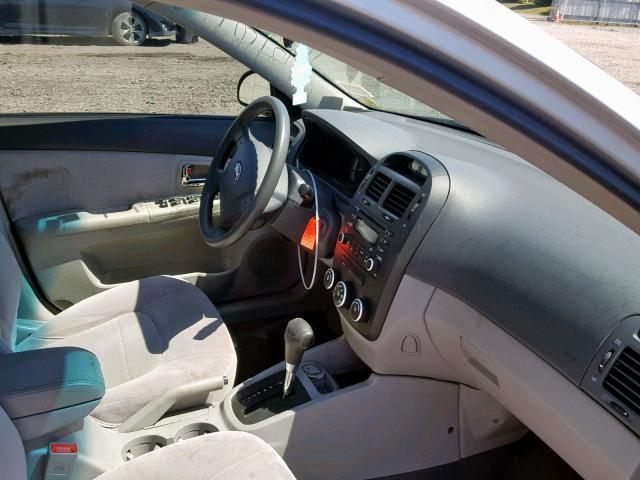 KNAFE121675411419 - 2007 KIA SPECTRA EX SILVER photo 5