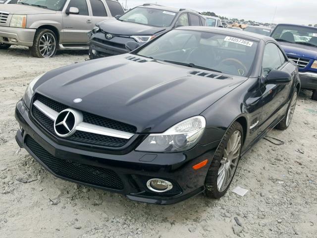 WDBSK7BA6BF164661 - 2011 MERCEDES-BENZ SL 550 BLACK photo 2