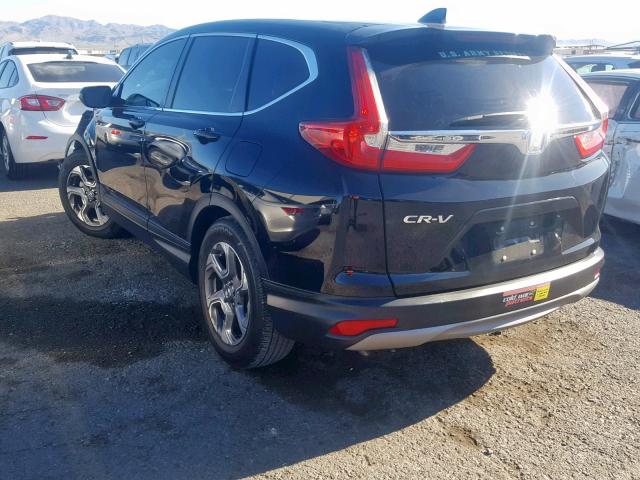 7FARW1H86HE000155 - 2017 HONDA CR-V EXL BLACK photo 3