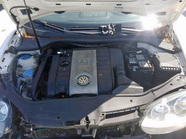 3VWBJ71K58M062868 - 2008 VOLKSWAGEN GLI თეთრი ფოტო 7