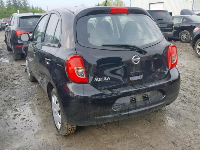 3N1CK3CP1HL244839 - 2017 NISSAN MICRA BLACK photo 3