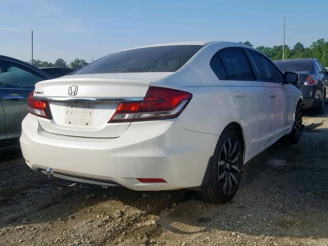 19XFB2F99EE075851 - 2014 HONDA CIVIC EXL WHITE photo 4