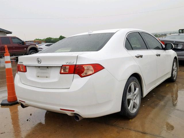 JH4CU2F49CC030753 - 2012 ACURA TSX WHITE photo 4