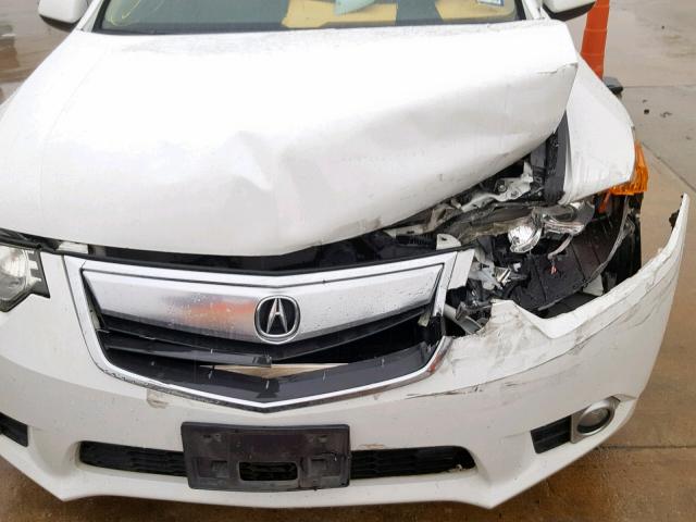 JH4CU2F49CC030753 - 2012 ACURA TSX WHITE photo 9