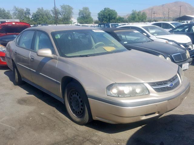 2G1WF52E949263316 - 2004 CHEVROLET IMPALA BROWN photo 1