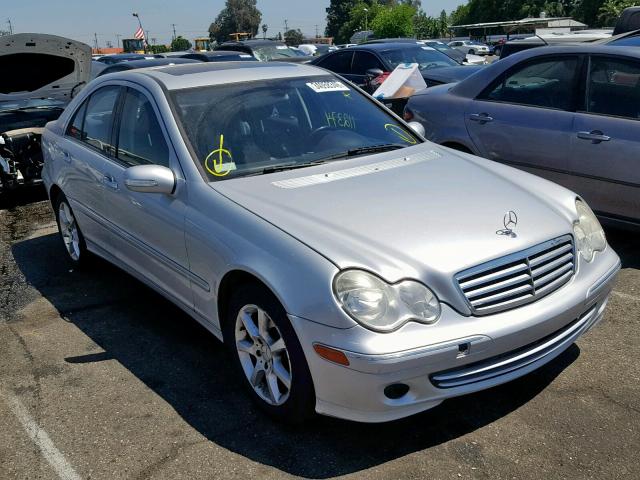 WDBRF92H37F866665 - 2007 MERCEDES-BENZ C 280 4MAT SILVER photo 1