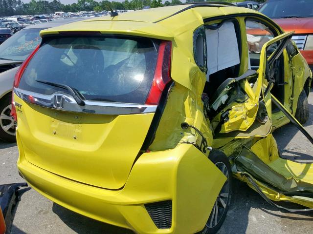 3HGGK5H82FM747266 - 2015 HONDA FIT EX YELLOW photo 4