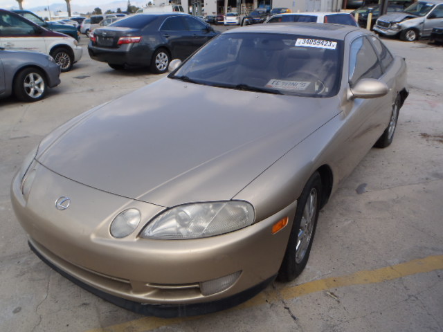 JT8UZ30C9P0034868 - 1993 LEXUS SC 400 GOLD photo 2