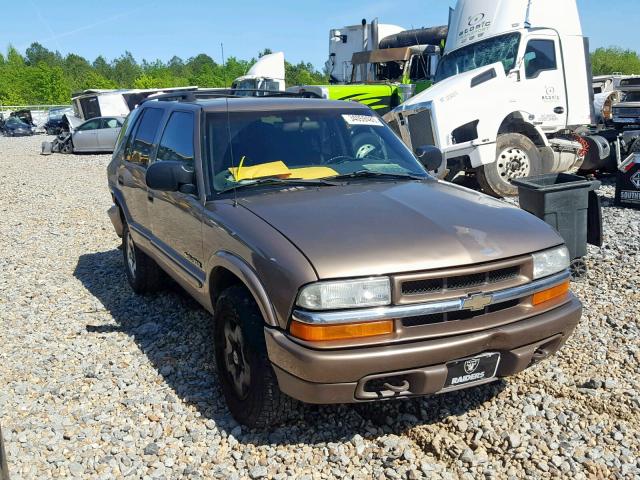 1GNDT13X83K114819 - 2003 CHEVROLET BLAZER BROWN photo 1