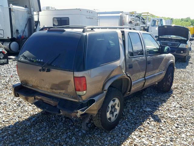 1GNDT13X83K114819 - 2003 CHEVROLET BLAZER BROWN photo 4