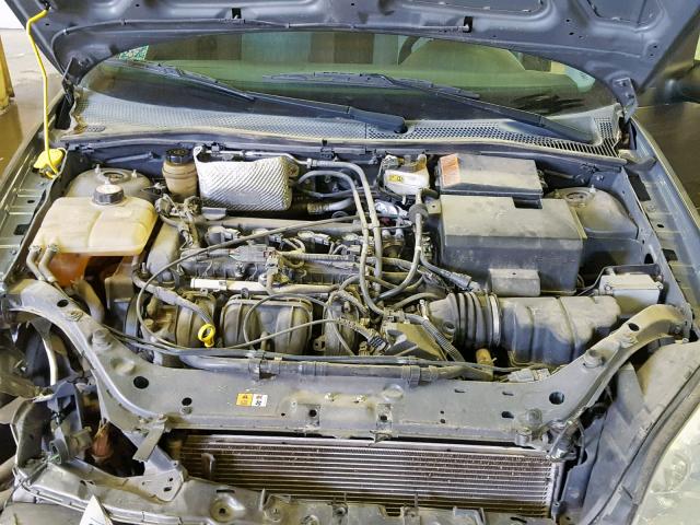 1FAFP34N25W109406 - 2005 FORD FOCUS ZX4 GRAY photo 7