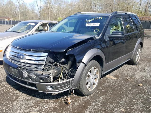 1FMDK05W48GA38970 - 2008 FORD TAURUS X S BLACK photo 2