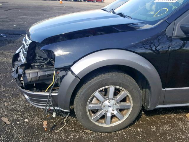 1FMDK05W48GA38970 - 2008 FORD TAURUS X S BLACK photo 9