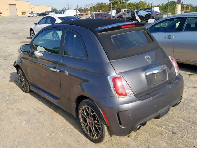 3C3CFFJH8FT562280 - 2015 FIAT 500 ABARTH GRAY photo 3