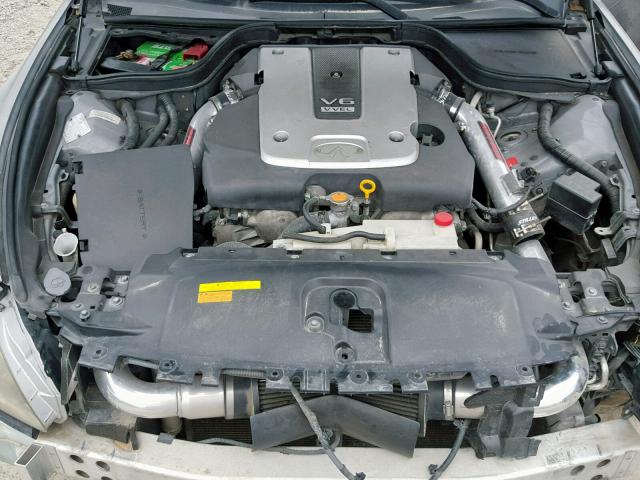 JNKCV64E78M108707 - 2008 INFINITI G37 BASE SILVER photo 7