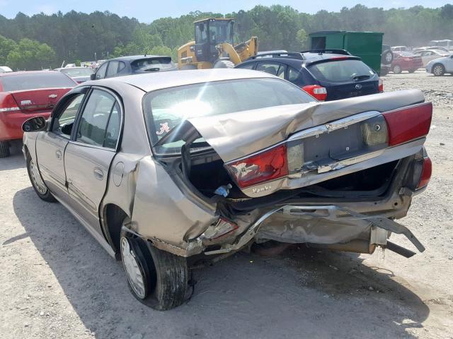 1G4HP54K714257783 - 2001 BUICK LESABRE CU GOLD photo 3