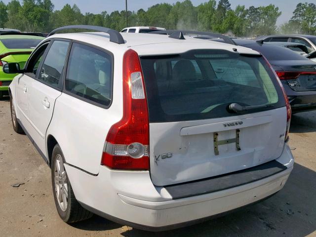 YV1MW382772286011 - 2007 VOLVO V50 2.4I WHITE photo 3