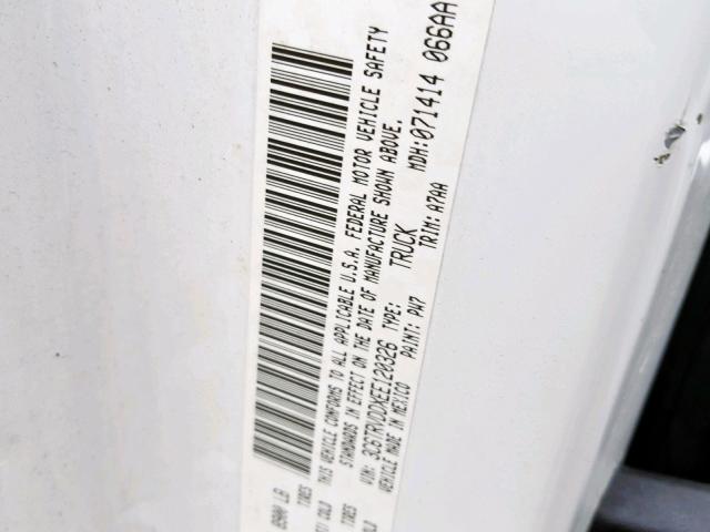 3C6TRVDDXEE120326 - 2014 RAM PROMASTER 白色 照片 10