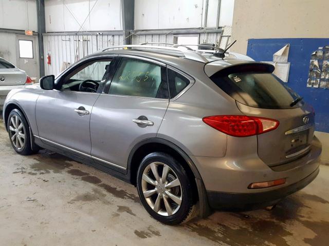 JNKAJ09F88M356336 - 2008 INFINITI EX35 BASE SILVER photo 3