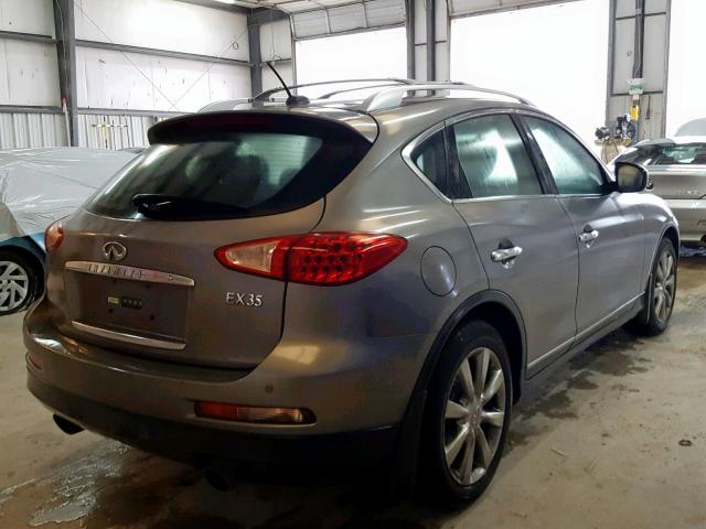 JNKAJ09F88M356336 - 2008 INFINITI EX35 BASE SILVER photo 4