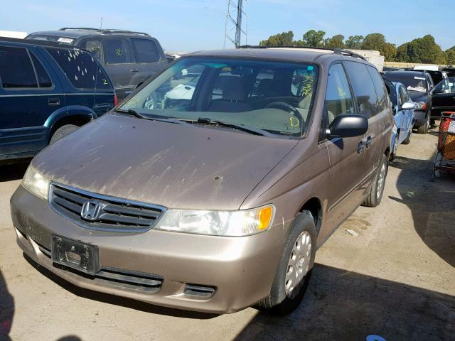 5FNRL18543B096239 - 2003 HONDA ODYSSEY LX BROWN photo 2