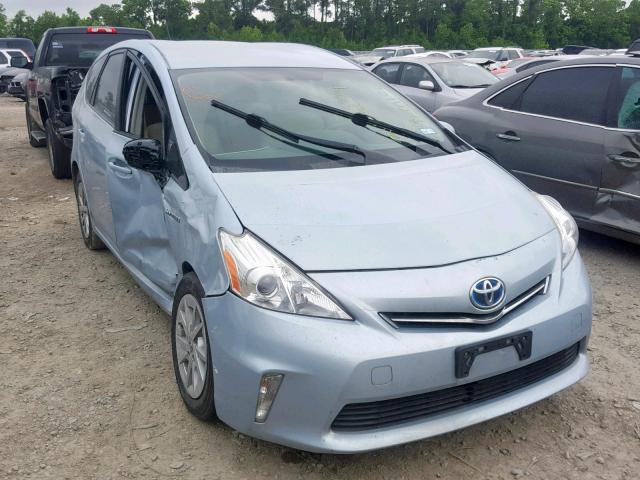 JTDZN3EU4D3258404 - 2013 TOYOTA PRIUS V BLUE photo 1