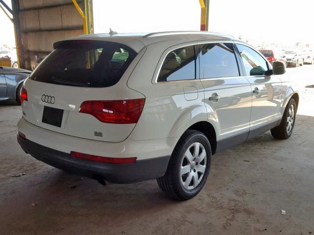 WA1BY74L37D045378 - 2007 AUDI Q7 3.6 QUA CREAM photo 4