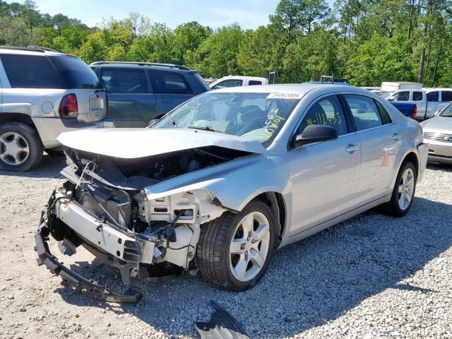 1G1ZA5EU0BF374243 - 2011 CHEVROLET MALIBU LS SILVER photo 2