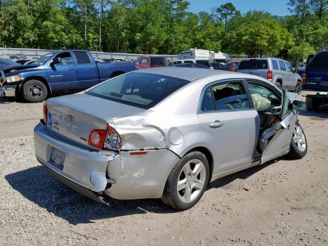 1G1ZA5EU0BF374243 - 2011 CHEVROLET MALIBU LS SILVER photo 4