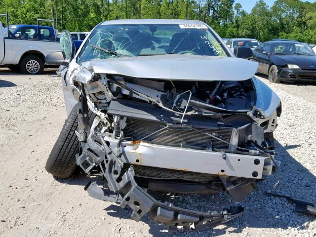 1G1ZA5EU0BF374243 - 2011 CHEVROLET MALIBU LS SILVER photo 9