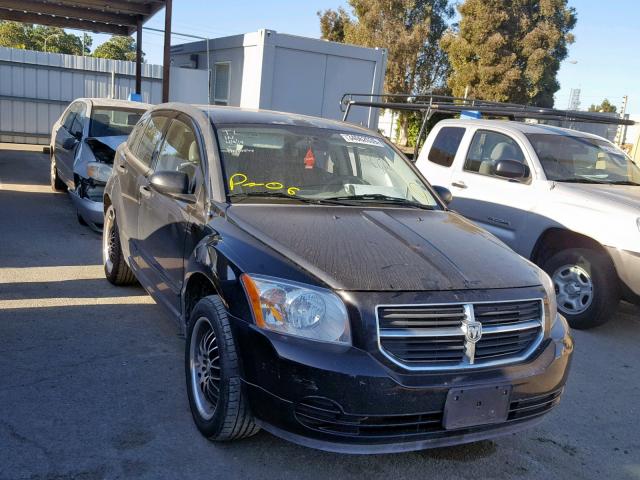 1B3HB48B37D162784 - 2007 DODGE CALIBER SX BLACK photo 1