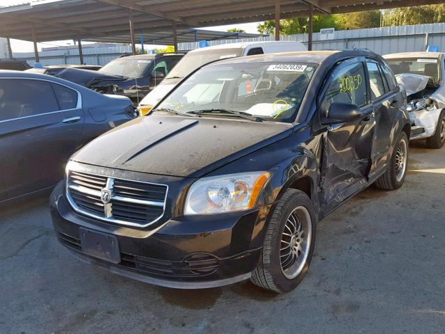 1B3HB48B37D162784 - 2007 DODGE CALIBER SX BLACK photo 2