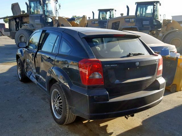 1B3HB48B37D162784 - 2007 DODGE CALIBER SX BLACK photo 3